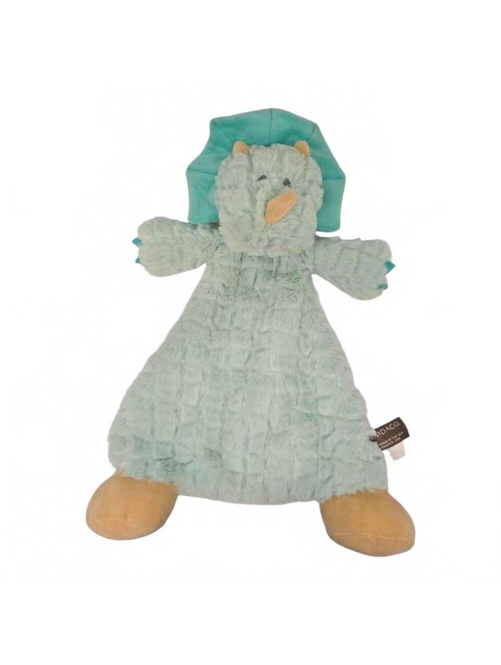 DEMDACO Plush Dinosaur Lovey Blanket